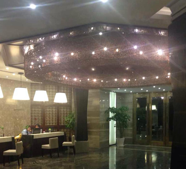 杭州隴林酒店使用美爾家藤藝吊燈